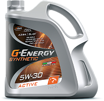 Масло моторное G-Energy Synthetic Active 5W-30*  4л./3,416кг