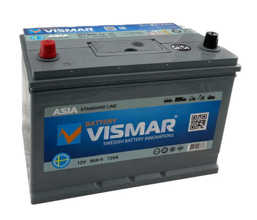 АКБ VISMAR ST ASIA 6CT-90 L (L)-(1) прямая 720A 306*175*225