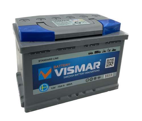 АКБ VISMAR ST 6СТ-75 N (L)-(1) прямая 680A 276*175*190