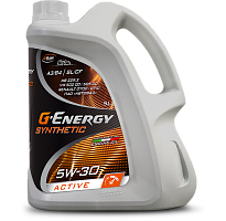 Масло моторное G-Energy Synthetic Active 5W-30*  5л./4,27кг